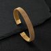 Woven C-shaped Stainless For Women, Bangle Titanium Steel Bracelet_ipsvogv.com