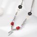 Hip Hop Cross Necklace Personality Lightning Skull Pendant Sweater Chain Men And Women Stainless Steel Accessories_ipsvogv.com