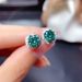 Cao Shi Live Broadcast Drainage Welfare Payment Imitating Maldives Blue Green Zircon Earrings Female_ipsvogv.com