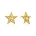 Women’s Jewelry Set Fashion Copper Plated Real Gold Sweet Style Mother's Day Five Pointed Star Micro Inlaid Zircon Earrings Light Luxury Earrings_ipsvogv.com