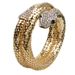 Popular Women's Exaggerated Gold Hollow Diamond Python Bracelet_ipsvogv.com