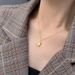 Hot Selling Billionaire Small Brick Necklace, Titanium Steel Gold Pendant, Gold-plated High-end Non Fading Collarbone_ipsvogv.com