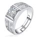 Luxury Set With Diamonds, New Handmade Ring, Gold-plated Zircon Men's Ring_ipsvogv.com
