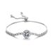 Minimalist Sweet Light Luxury Exquisite Advanced Round Zircon Bracelet Fashionable Girls Niche Hand Jewelry Pull Out Series_ipsvogv.com