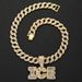 American Hip-hop Street Necklace Full Of Diamonds, Personalized Rap, Purple Word Ice Mother Pendant Jewelry, Cuban Chain_ipsvogv.com