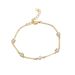 Charm Bracelets Brass Gold Plated Zircon Hand Jewelry Gentle Exquisite Light Luxury_ipsvogv.com
