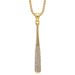 New Hip-Hop Trendy Diamond-Studded Baseball Bat Titanium Steel Necklace Pendant For Men And Women_ipsvogv.com