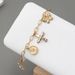 Women's Jewelry Alloy Bracelet Fashion Personality Pearl Chain Hand Jewelry_ipsvogv.com