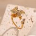 Korean Version Of Internet Celebrity Creative Windmill Rotating With Female Niche Design, Micro Inlaid Zircon Opening,_ipsvogv.com