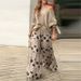 Women's Clothing summer new fashion oblique collar one shoulder high waist casual printed pants suit for women_ipsvogv.com