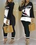 Women's Clothing 2023 spring and summer printed fashion 2 piece suit_ipsvogv.com