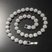 New Men's Spliced Chain Street Hip-Hop Style Round Diamond Necklace_ipsvogv.com