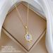 Stainless Steel Gold Color Elegant Zircon Turtle Pendant Necklace for Women Fashion Romantic Wedding Party Jewelry_ipsvogv.com