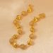 Bohemian Round Bead Women's Fashion Bracelet, Gold Plated With Cubic Zirconia, Elegant Style Suitable_ipsvogv.com
