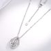 Sterling Silver Necklace For Women Temperament Devil's Eye Moissanite Pendant Versatile Clavicle Chain_ipsvogv.com