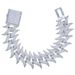 Men's Jewelry Set Fashion Men's Personality Hip Hop New 30mm Wide Thorn Cuban Bracelets_ipsvogv.com