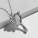Hot Selling New Creative Love Magic Mirror Clavicle Necklace For Women Light Luxury Sweet Cute Niche Design Necklace_ipsvogv.com