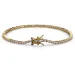 Gold-plated Tennis Bracelet For Men And Women Hip-hop 2.5mm Bracelets_ipsvogv.com