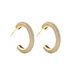 Unisex Popular Fashion French C Shaped Diamond Earrings For Women Trendy Earrings For Women High End Luxury_ipsvogv.com
