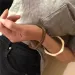 Bangle 2024 Vintage Resin Acrylic Geometric Irregular Square Quadrilateral Simple Style Bracelet For Women Jewelery_ipsvogv.com