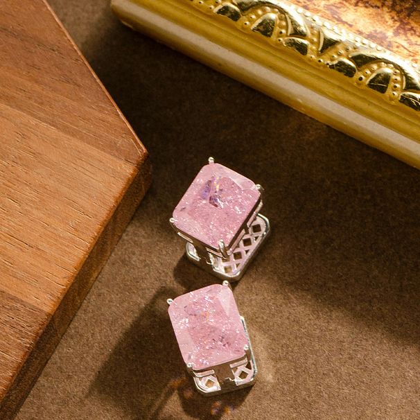 Internet Celebrity Fashion Temperament, Geometric Square Sugar Earrings, Ear Buckles, Women's Simple And Versatile_ipsvogv.com