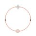 Black And White Double Sided Four Leaf Clover Invisible Magnetic Buckle Bracelet For Women Element Crystal Bracelet For Women_ipsvogv.com