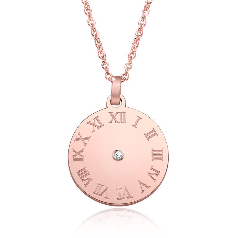 Women's Jewelry Real Diamond Necklace Summer High Grade Stainless Steel Necklace Does Not Fade_ipsvogv.com