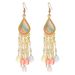 Women’s Jewelry Set Fashion Water Drop Rice Bead Tassel Earrings Niche Ethnic Style Ear Hooks Temperament Light Luxury Holiday Style Earrings_ipsvogv.com