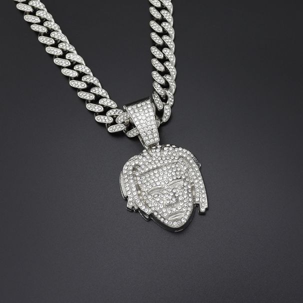 Hiphop Diamond Studded Personalized Hip Hop Rapper Xxxtentacion Avatar Pendant New Product_ipsvogv.com