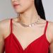 Fashion Cuban Chain Jewelry Special Shaped Pearl Connecting Chain Versatile Women's Necklace Clavicle Chain_ipsvogv.com