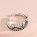 Fashion OL style women's personality, versatile crown, niche design ring, simple index finger ring_ipsvogv.com