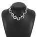 ZA design sense ins cool style resin pendant chain splicing collarbone necklace for women_ipsvogv.com