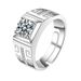 popular with fashionable and novel square diamond men's rings. men's rings are inlaid with stars._ipsvogv.com
