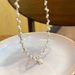 French Pearl Camellia Necklace For Women Light Luxury Niche Design High End Fashion Temperament Versatile Necklace Clavicle Chain_ipsvogv.com