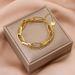 Thick Chain Double Layer Bracelet Women's Titanium Steel Gold Electroplated Anti Fading Fashionable Handicraft_ipsvogv.com