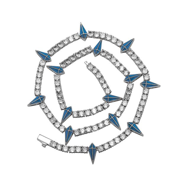 Men's Jewelry Hip Hop New Black Panther Wolf Tooth Necklace Niche Personality Trendy Zircon Clavicle Necklace_ipsvogv.com