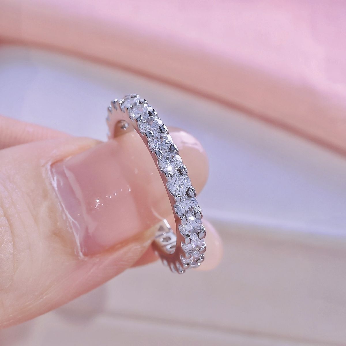 New Style Starry Sky Ladies Ring Group, Inlaid With A Full Circle Of Simulated Zircon Rings, Light Luxury Fashion Rings, Hot Selling Jewelry_ipsvogv.com