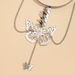 ins Style Butterfly Tassel Open Arm Bracelet For Women Personalized Metal U Shaped Chain Arm Chain Jewelry_ipsvogv.com
