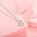 Simple Love Double Heart Shaped Zircon Pendant Necklace S Sterg Sier_ipsvogv.com