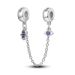 Women's Jewelry Devil's Eye Guardian Palm Safety Chain Shell Copper Plated 925 Silver Pendant Beads DIY Bracelet Necklace_ipsvogv.com