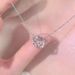 S Pure Silver Maic Necklace, Female Ins, Niche, Hih-end, Liht Luxury, Heart-shaped Moonstone Pendant, Not_ipsvogv.com