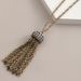 Wind Metal Texture Jewelry, Exaggerated Personality Necklace, Women's Vintage Sweater Chain, Luxurious Tassel Accessories_ipsvogv.com