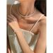 Hand Washing Without Taking Off Shi's Pearl American 14K Gold Wrapped Round Bead Elastic Rope Bracelet, Women's Summer_ipsvogv.com