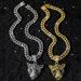 New Creative Necklace Personality Hip-Hop Style Animal Leopard Head Pendant_ipsvogv.com