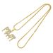 Hiphop men's inlaid necklace jewelry hiphop full diamond creative personalized letter pendant accessories_ipsvogv.com