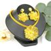 Dubai Gold Bridal Jewelry Saudi Women's Necklace Earring Set_ipsvogv.com
