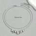 Minimally designed long necklace with women's niche folds, irregular pendant design, collarbone chain necklace, and_ipsvogv.com