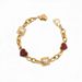 Jane Eyre Bracelet Pearl Magnetic Clasp Heart Cuban Chain Plaid Passion Series_ipsvogv.com