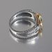 New Punk Style Hand Copper Plated Silver Two Tone Snake Fashion Men's And Women's Ring Jewelry_ipsvogv.com