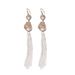 Women's earrings pearl tassel ear hooks, elegant and fashionable design, light luxury earrings, niche retro commuter earrings for women_ipsvogv.com